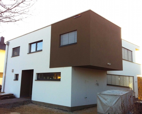 Neubau eines Einfamilienhauses mit Garage – Lampertheim
